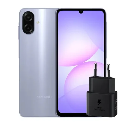 گوشی موبایل سامسونگ مدل Galaxy A07 دو سیم‌کارت ظرفیت 128 گیگابایت و رم 6 گیگابایت به همراه آداپتور